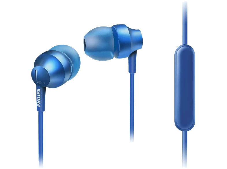PHILIPS SHE3855 MİKROFONLU KULAK İÇİ KULAKLIK MAVİ
