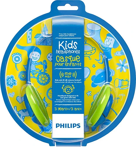 PHİLİPS SHK1030 ÇOCUKLAR İÇİN KULAKÜSTÜ KULAKLIK MAVİ-YEŞİL
