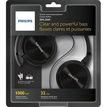 PHILIPS SHL3165BK/00 DYNAMIC SOLID BASS SİYAH KULAKÜSTÜ KULAKLIK