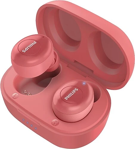 PHİLİPS TAT2205 TWS GERÇEK KABLOSUZ IPX4 SU SIÇRAMASINA VE TERE DAYANIKLI KULAK İÇİ BLUETOOTH KULAKLIK KIRMIZI