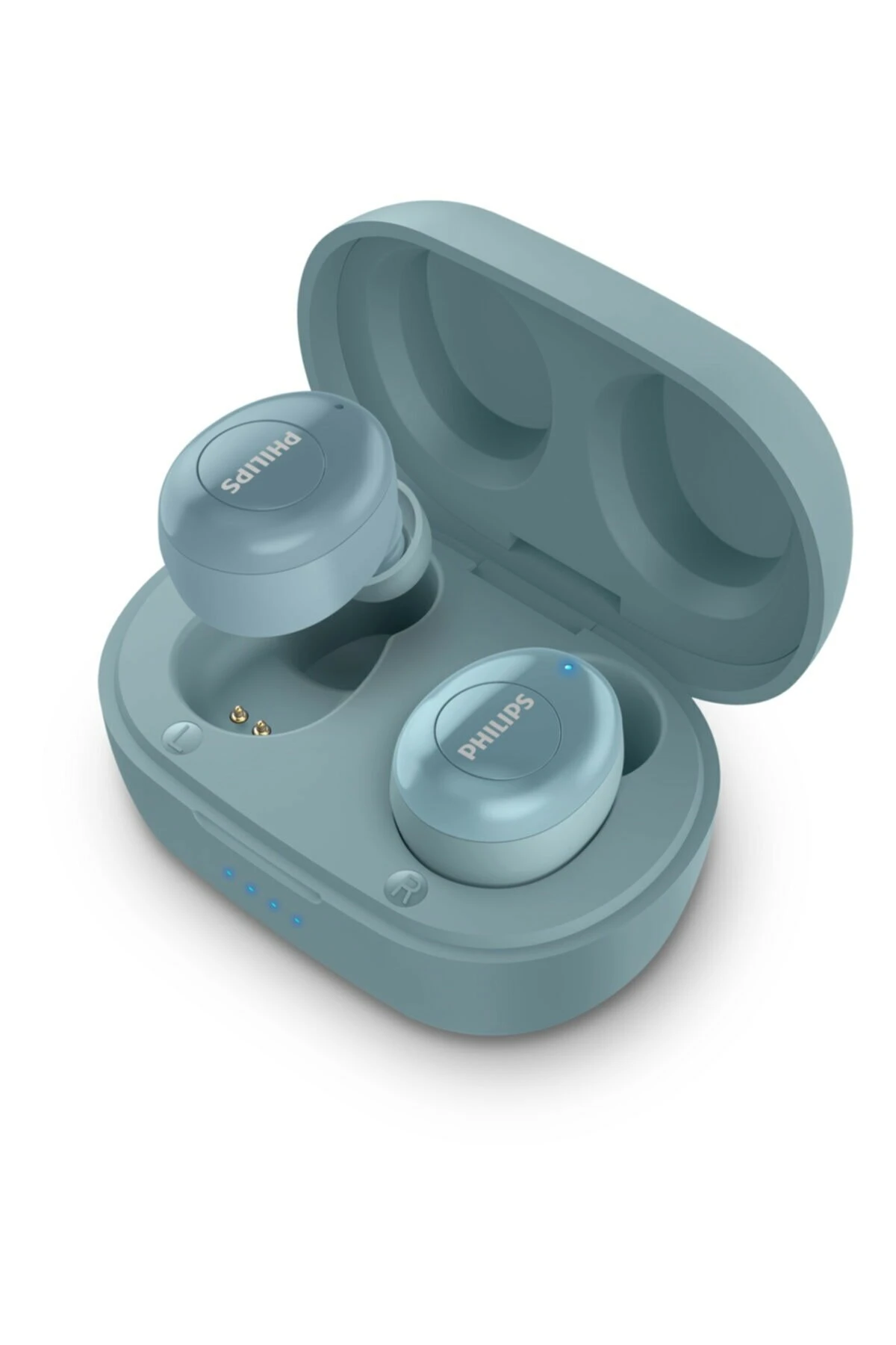 PHİLİPS TAT2205 TWS GERÇEK KABLOSUZ IPX4 SU SIÇRAMASINA VE TERE DAYANIKLI KULAK İÇİ BLUETOOTH KULAKLIK MAVİ