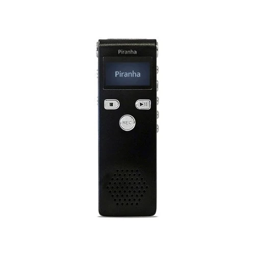 PİRANHA VOİCEMASTER N TYPE 8 GB DİJİTAL SES KAYIT CİHAZI SİYAH