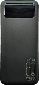 POWERWAY TX60 60000 MAH FENERLİ TAŞINABİLİR ŞARJ ALETİ SİYAH