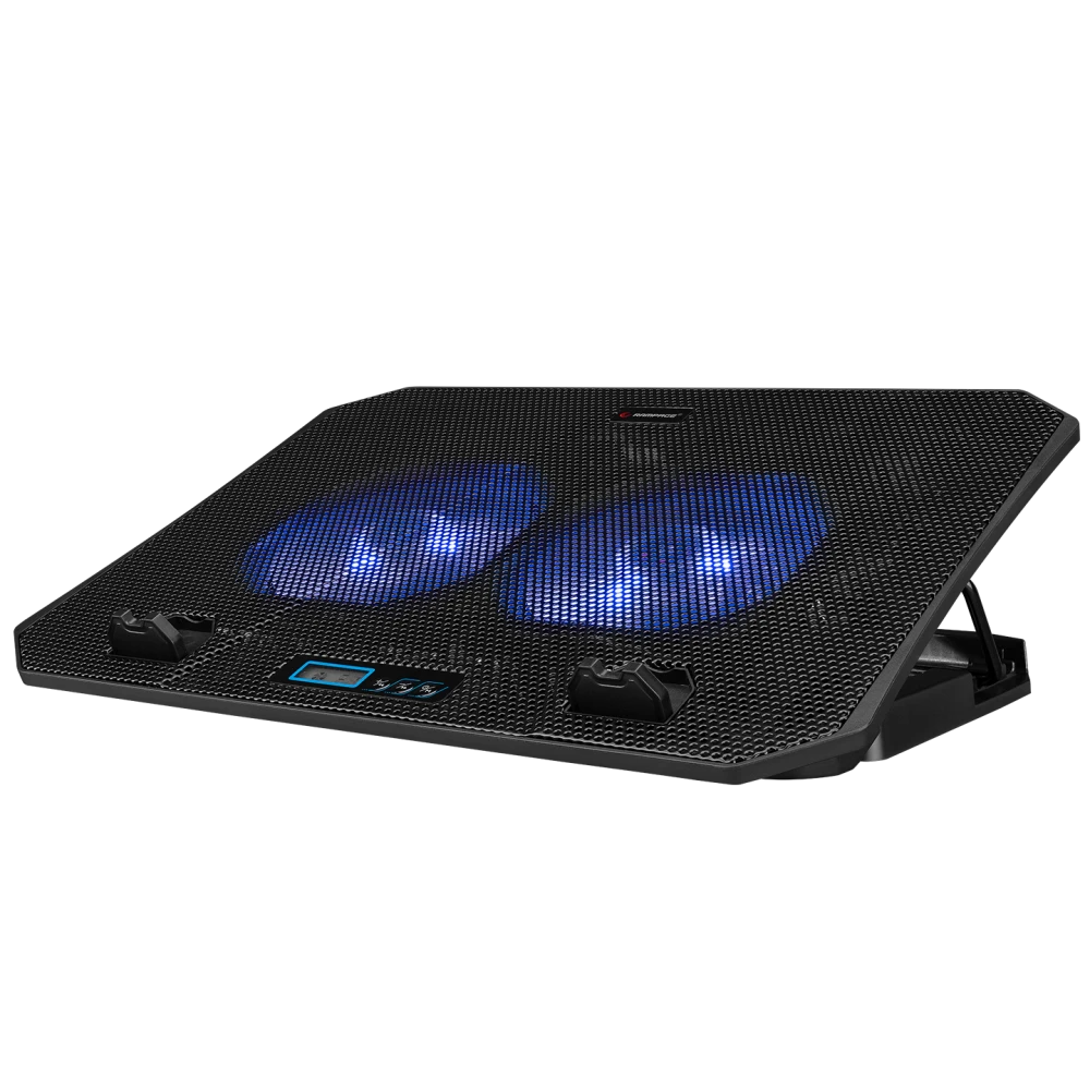 RAMPAGE AD-RC44 SNOW SİYAH 2 FANLI LCD GÖSTERGELİ 15-17 NOTEBOOK SOĞUTUCU STAND