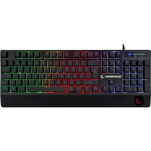 RAMPAGE KB-R34 WINNER SEMİ MEKANİK Q RAİNBOW IŞIKLI GAMİNG OYUNCU KLAVYESİ