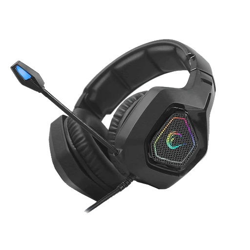 RAMPAGE RM-K8 HAWKER USB 7.1 VERSİON RGB LEDLİ GAMİNG MİKROFONLU KULAKLIK