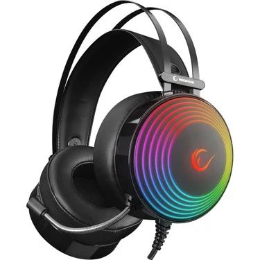 RAMPAGE RM-K97 HELIX USB 7,1 VERSİON RGB GAMİNG MİKROFONLU OYUNCU KULAKLIĞI