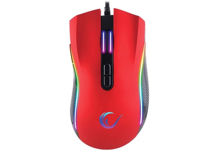 RAMPAGE SMX-R44 MAKROLU KIRMIZI 6400DPİ RGB LEDLİ GAMİNG OYUNCU MOUSE