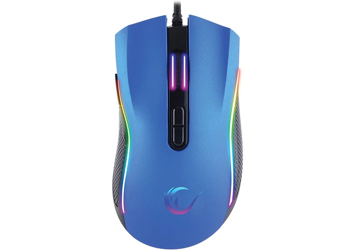RAMPAGE SMX-R44 MAKROLU MAVİ 6400DPİ RGB LEDLİ GAMİNG OYUNCU MOUSE