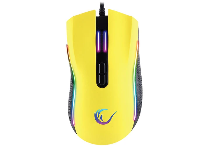 RAMPAGE SMX-R44 MAKROLU SARI 6400DPİ RGB LEDLİ GAMİNG OYUNCU MOUSE