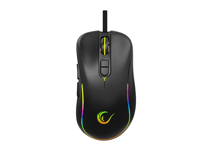 RAMPAGE SMX-R47 X-JAMMER USB SİYAH RGB IŞIKLI 7200 DPİ OYUNCU MOUSE