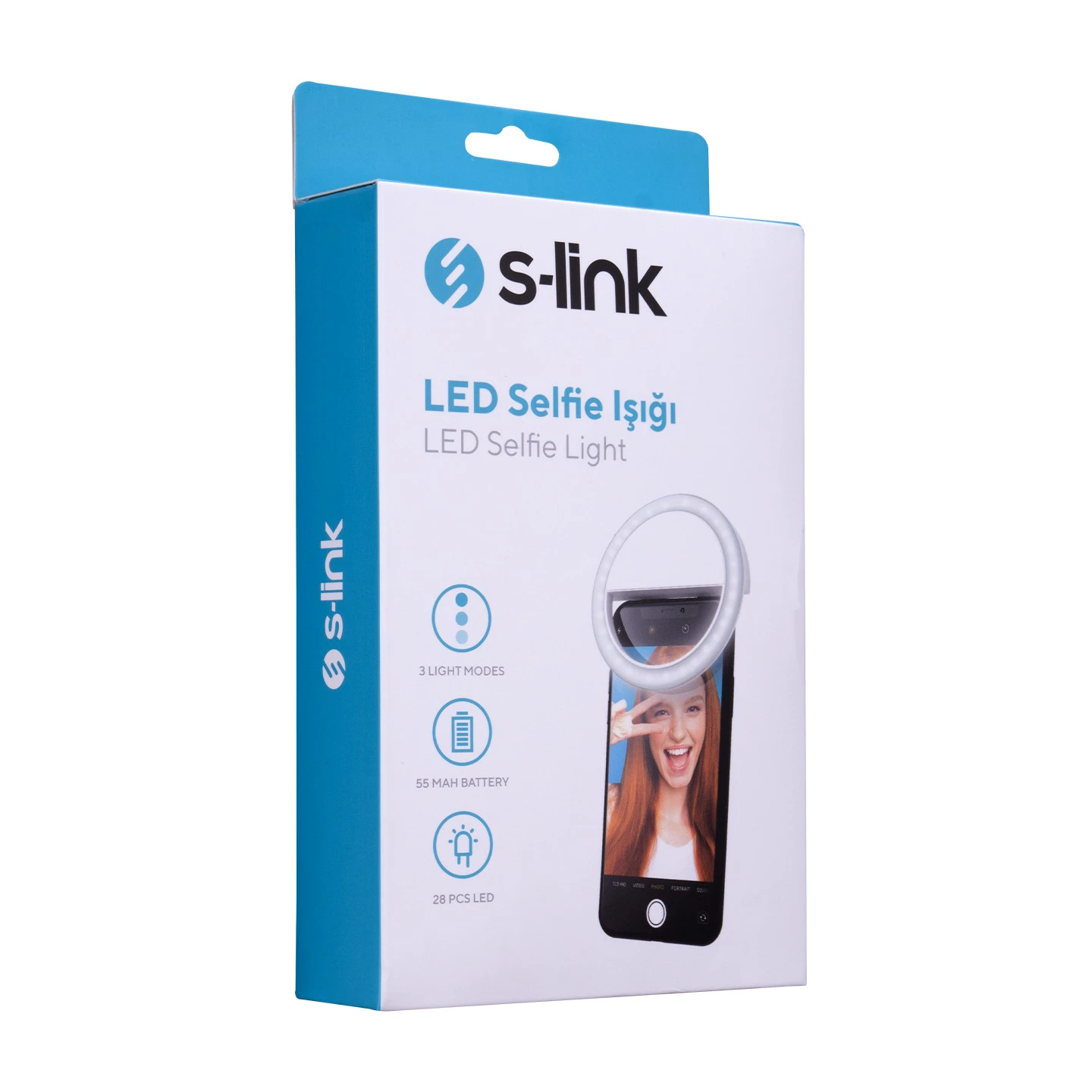 S-LİNK SL-SF300 ŞARJLI MANDALLI LED SELFİE IŞIĞI
