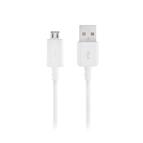 SAMSUNG BEYAZ MICRO USB - USB VERİ+ŞARJ KABLOSU