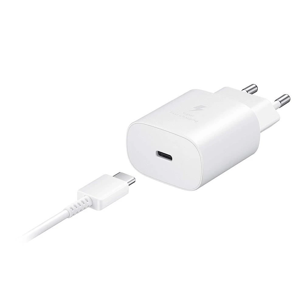 SAMSUNG EP-TA800XWEGWW TYPEC 25W HIZLI ŞARJ CİHAZI BEYAZ