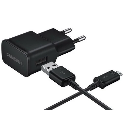 SAMSUNG MİCRO USB ŞARJ CİHAZI SİYAH - EP-TA12EBEUGWW
