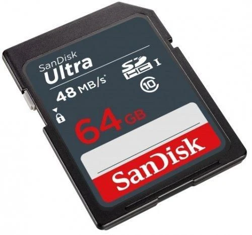 SANDISK 64GB ULTRA SDHC UHS-I CLASS 10 HAFIZA KARTI 48MB/SN