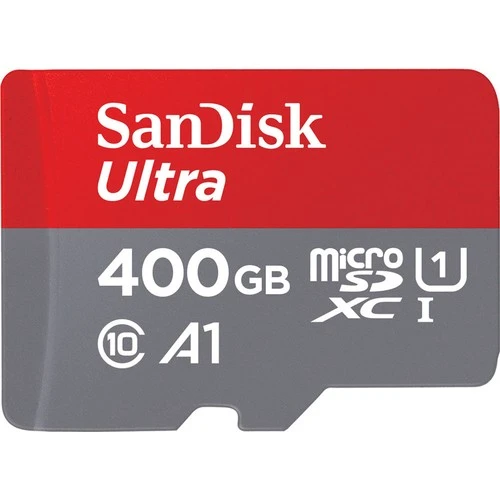 SANDISK ULTRA 400GB 100MB/S CLASS 10 MİCROSDXC HAFIZA KARTI + ADAPTÖR