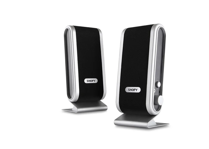 SNOPY SN-820 2.0 SİYAH/GÜMÜŞ LCD İNCE TASARIM USB SPEAKER
