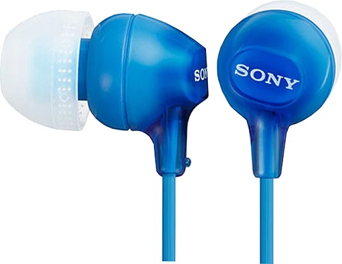 SONY MDREX15APLI.CE7 MİKROFONLU MAVİ KULAKİÇİ KULAKLIK