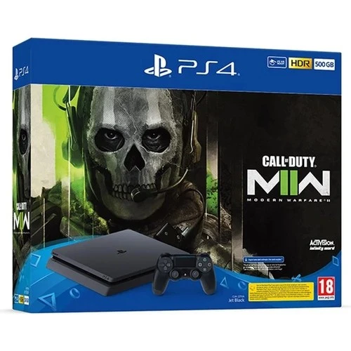 SONY PLAYSTATION 4 SLİM 500 GB TÜRKÇE MENÜ OYUN KONSOLU (EURASİA GARANTİLİ) (CALL OF DUTY MODERN WARFARE 2) OYUNLU PAKET
