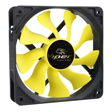 TEŞHİR AKASA VİPER 12CM S-FLOW YÜKSEK PERFORMANSLI SESSİZ KASA FANI (AK-FN059)