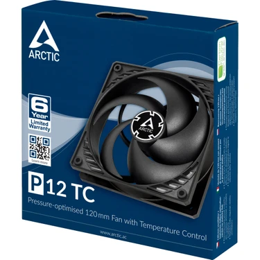 TEŞHİR ARCTİC P12 TC 120MM YÜKSEK PERFORMANSLI SESSİZ. SICAKLIK KONTROLC
