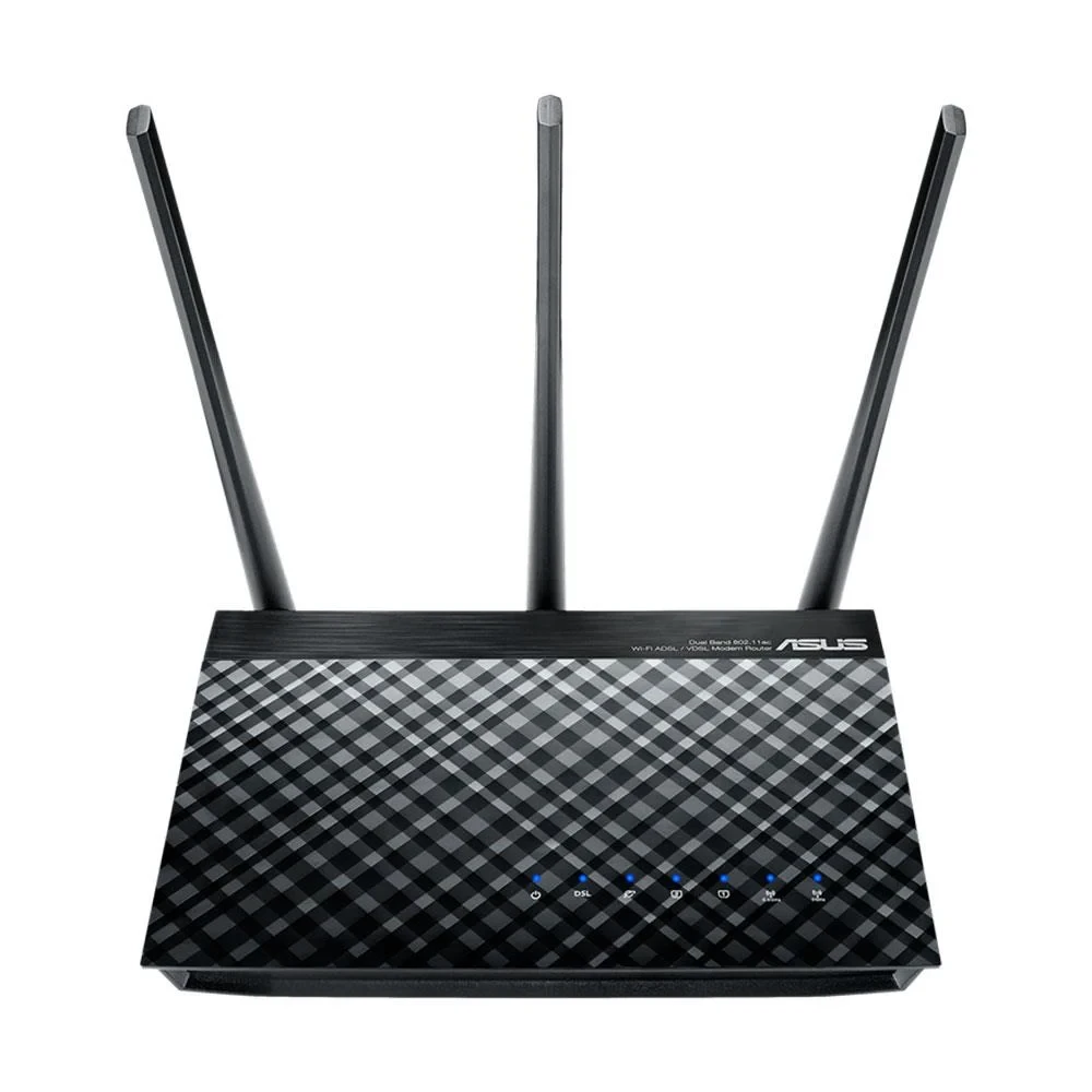TEŞHİR ASUS DSL-AC750 300MBPS-433MBPS KABLOSUZ-AC Wİ-Fİ 5 2 PORT VDSL MODEM