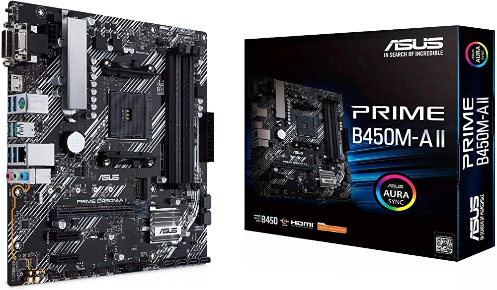 TEŞHİR ASUS PRİME B450M-A II AMD B450 DDR4 4400 MHZ (OC) AM4 MATX ANAKART