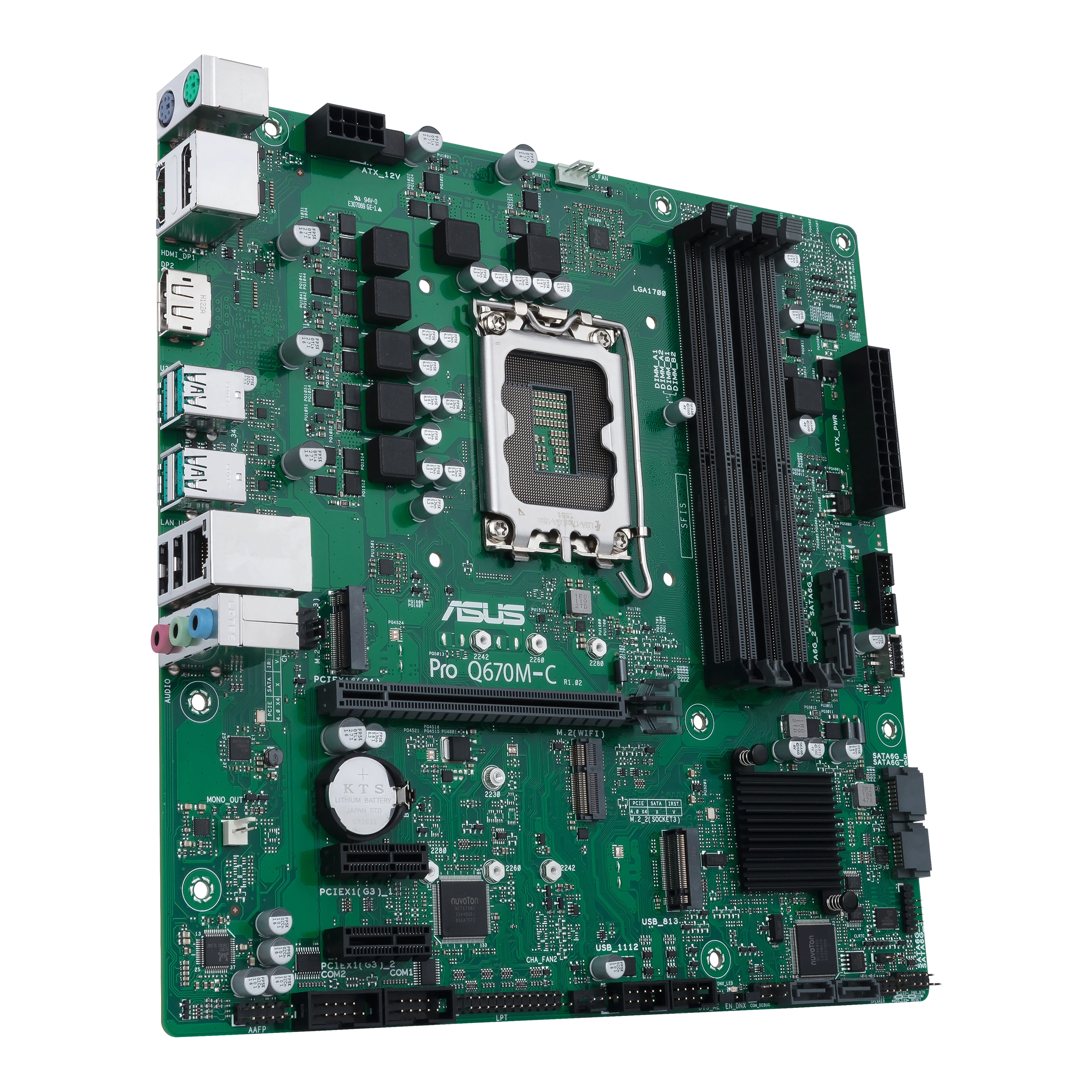 Asus Pro Q670M-C-CSM Intel LGA1700 DDR5 Micro ATX Anakart