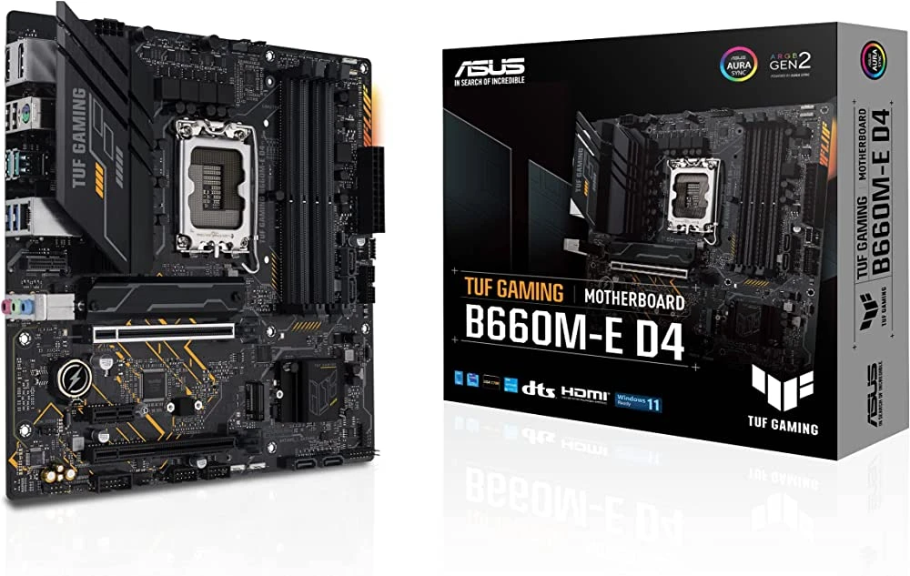 TEŞHİR ASUS TUF GAMING B660M-E 5333MHZ DDR4 SOKET 1700 M.2 HDMI DP MATX ANAKART