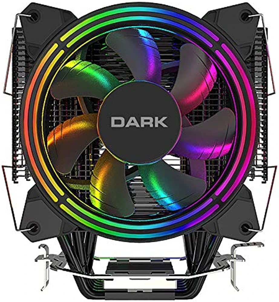 TEŞHİR DARK FREEZER X128, 2X12CM FRGB LED'Lİ, INTEL & AMD UYUMLU, 4PİN PWM FANLI, 6X ISI BORUSU, DİREKT KONTAK İŞLEMCİ SOĞUTUCU