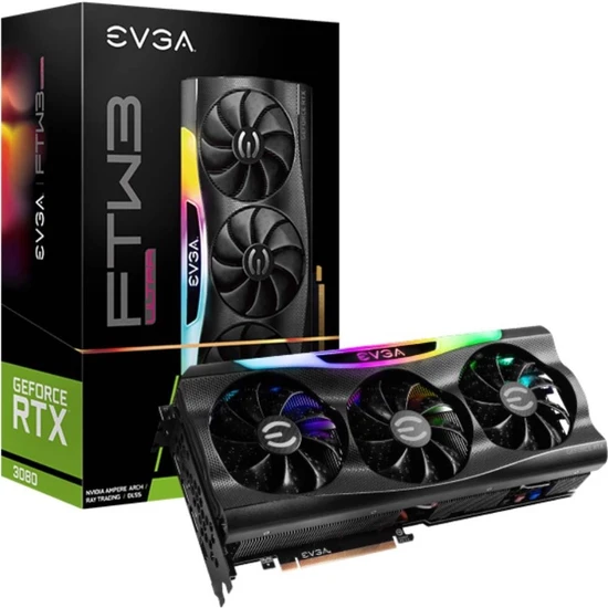 TEŞHİR EVGA ULTRA NVIDIA GEFORCE RTX 3080 FTW3 GAMİNG 10 GB GDDR6X 320 BİT EKRAN KARTI