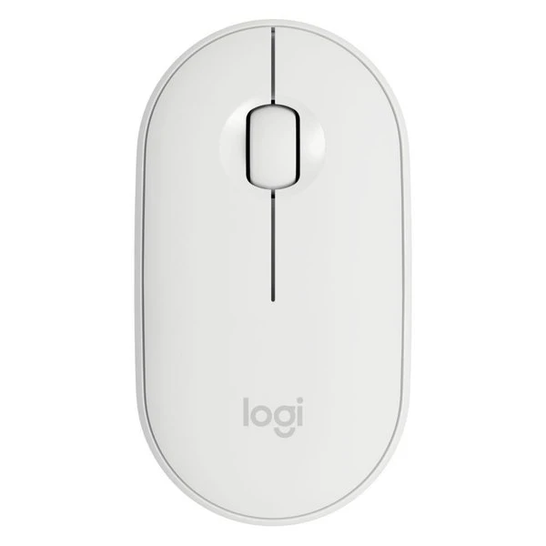 TEŞHİR LOGİTECH M350 PEBBLE SESSİZ KABLOSUZ KOMPAKT MOUSE - BEYAZ