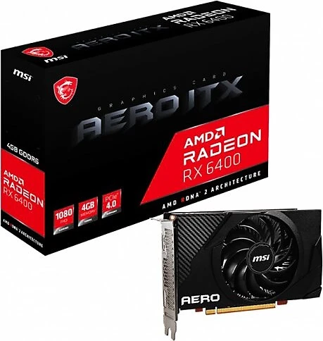 TEŞHİR MSI AMD RADEON RX 6400 AERO ITX 4 GB GDDR6 64 BİT EKRAN KARTI