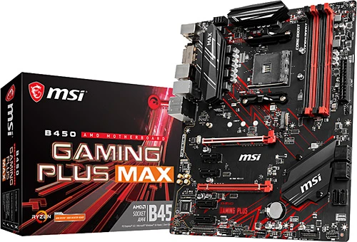 TEŞHİR MSI B450 GAMİNG PLUS MAX AM4 DDR4 3466(OC)DVI HDMI USB3.2 ATX ANAKART