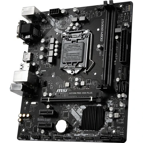 TEŞHİR MSI H310M PRO-VDH PLUS 2666MHZ(OC) DDR4 SOKET 1151 HDMI DVI VGA MATX ANAKART
