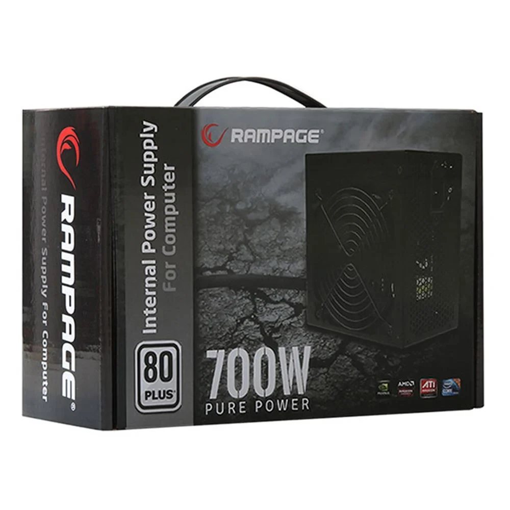 TEŞHİR RAMPAGE RMP-700-80P 700W 80PLUS 120MM FANLI GÜÇ KAYNAĞI