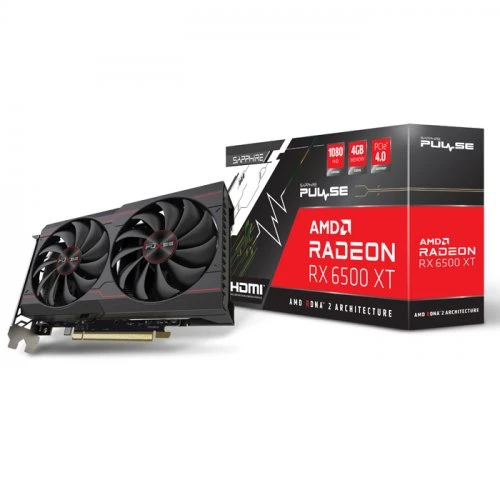 TEŞHİR SAPPHİRE AMD RADEON RX 6500 XT PULSE 4GB GDDR6 64 BİT EKRAN KARTI 11314-01-20G