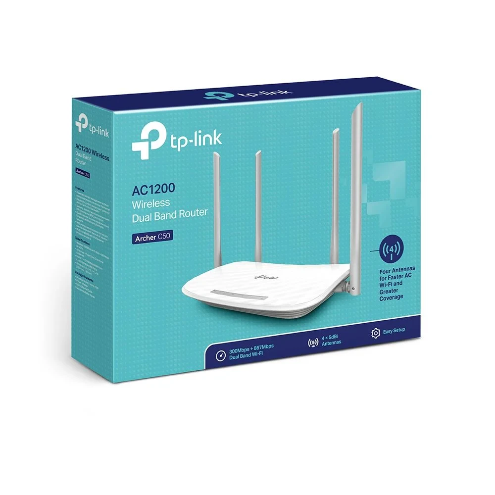 Teşhir TP-Link Archer C50 4 Port 1200 Mbps Router