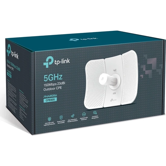 TEŞHİR TP-LİNK CPE605 5GHZ 150MBPS 23DBİ DIŞ MEKAN ACCESS POİNT