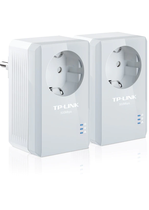 TEŞHİR TP-LİNK TL-PA4010P KIT AV600 GÜÇ SOKETLİ POWERLİNE ADAPTÖR KİTİ 2'Lİ