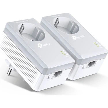 TEŞHİR TP-LİNK TL-PA4010P KIT AV600 GÜÇ SOKETLİ POWERLİNE ADAPTÖR KİTİ 2'Lİ