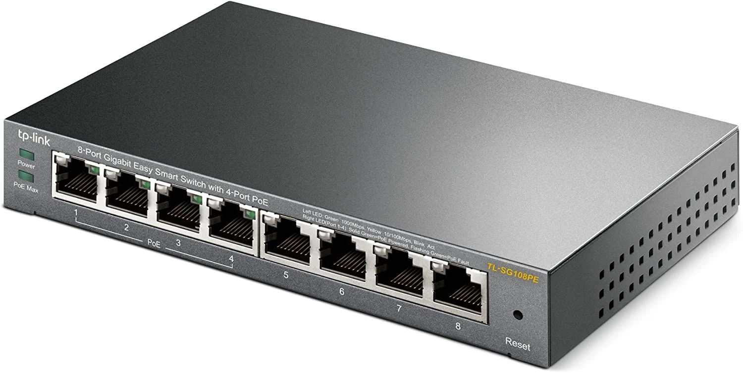 TEŞHİR TP-LİNK TL-SG108PE 8 PORT 10/100/1000 MBPS EASY SMART SWITCH