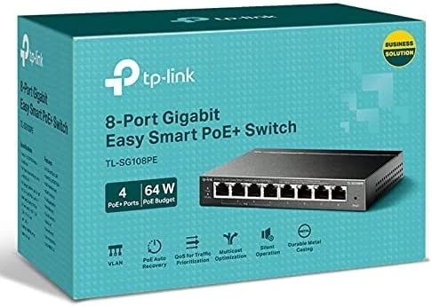 TEŞHİR TP-LİNK TL-SG108PE 8 PORT 10/100/1000 MBPS EASY SMART SWITCH