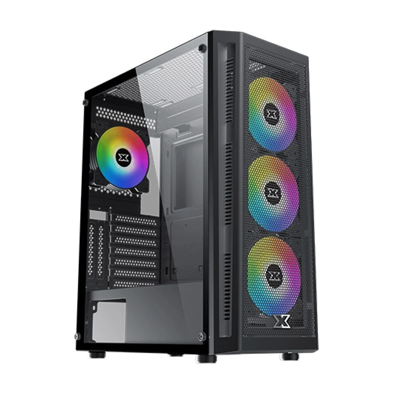 TEŞHİR XIGMATEK MASTER X 4X120MM ARGB FANLI X-POWER 650W TEMPER MESH PANEL KASA