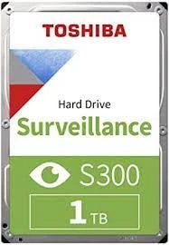 TOSHİBA 1TB SURVEİLLANCE S300 7/24 GÜVENLİK HARD DİSKİ
