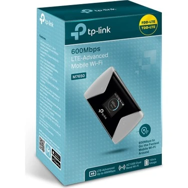 TP-LİNK M7650 600MBPS LTE-ADVANCED MOBİLE Wİ-Fİ