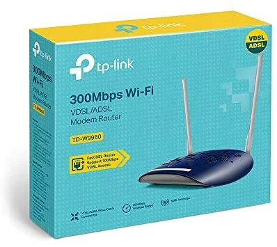 TP-LINK TD-W9960 4 PORT 10/100 300MBPS N VDSL/ADSL KABLOSUZ MODEM