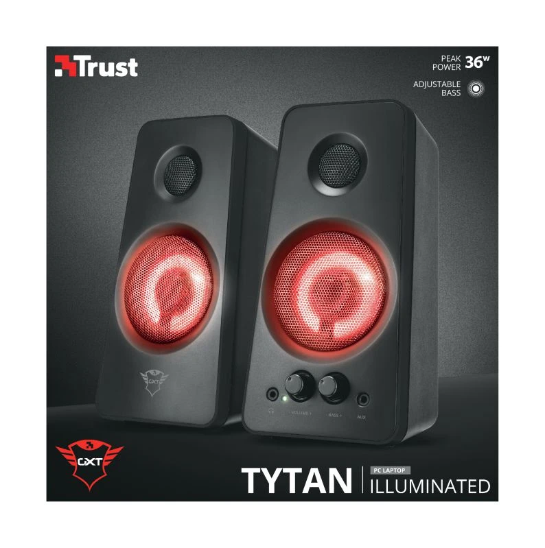 TRUST 21202 GXT 608 TYTAN IŞIKLI 2.0  GAMİNG HOPARLÖR
