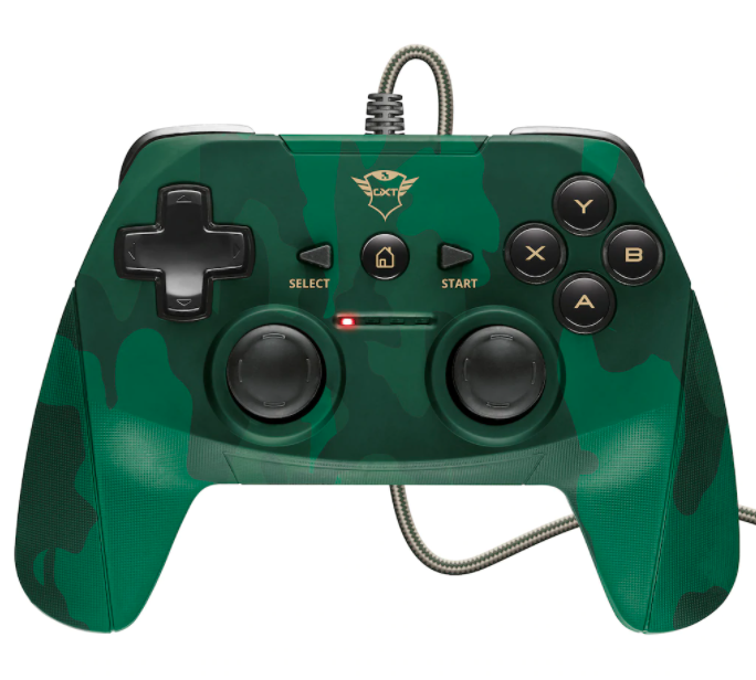 TRUST GAMEPAD GXT 540C YULA KABLOLU GAMEPAD KAMUFLAJ PC/PS3 UYUMLU